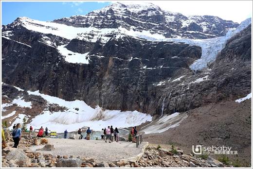加拿大｜健行。Path of the Glacier天使冰河步道．步行20分鐘近距離觀賞冰河景觀